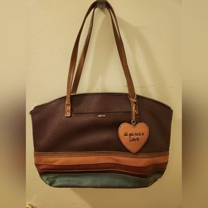 Relic Purple Multicolored Purse